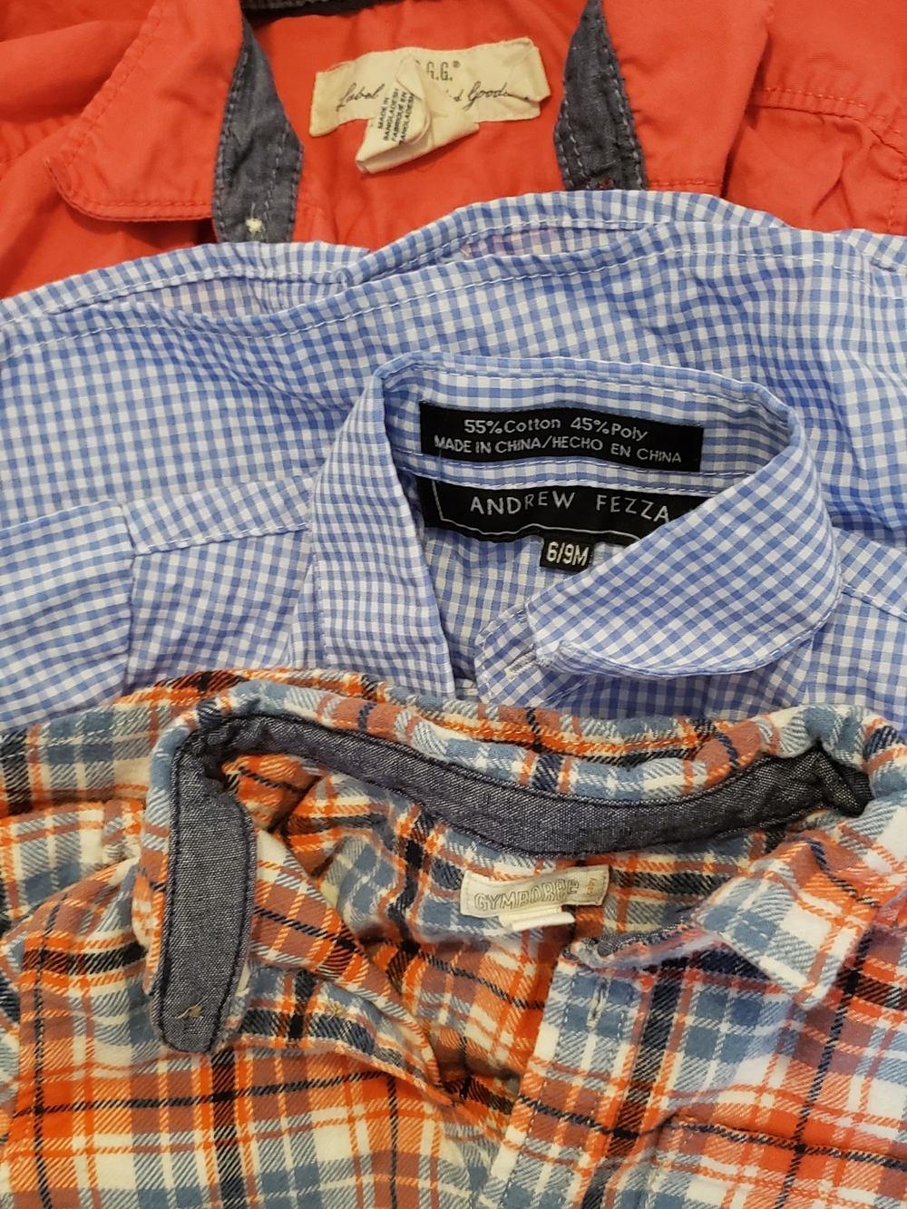 Boys Bundle Of 3 Dress Up Button Down Shirts.